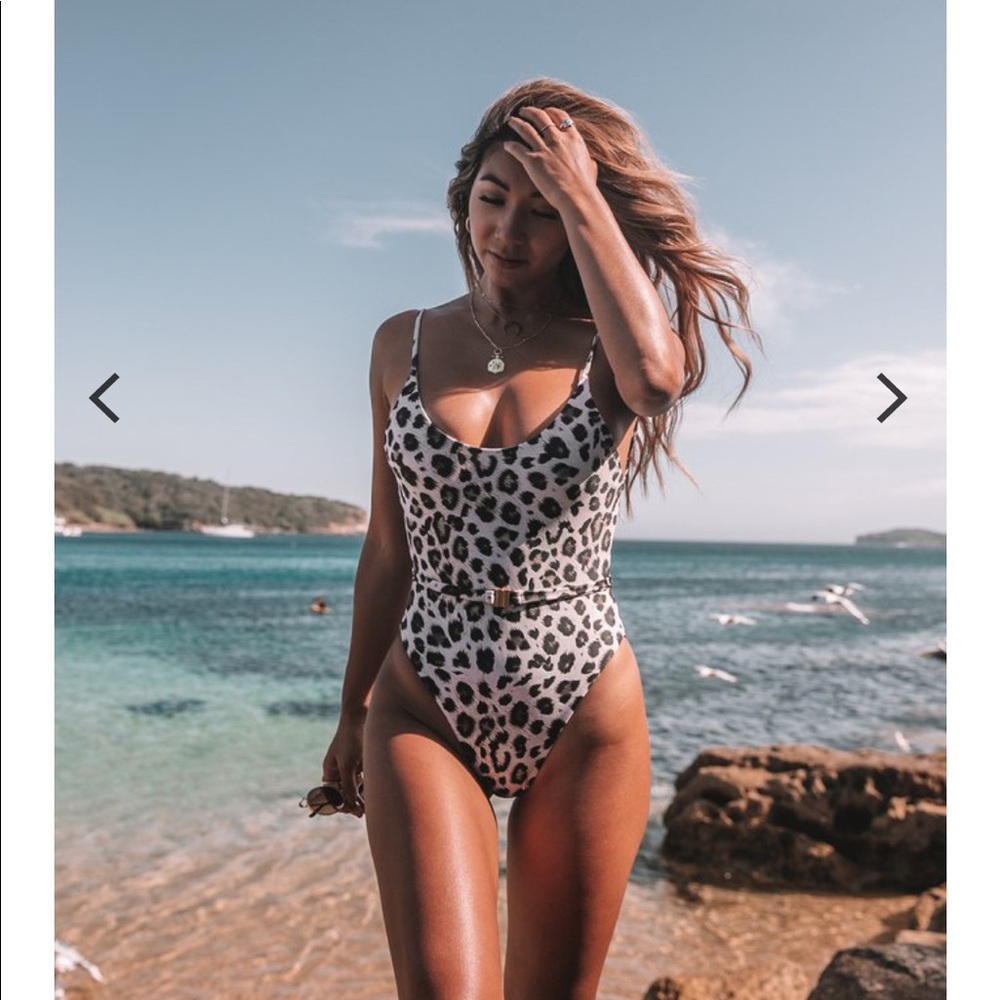 Mimi Kinis Belted One Piece swimsuit